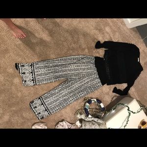 Super cute palazzo pants.  SALE insta outfit!